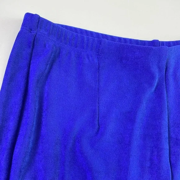 NWT Chico’s Travelers Elastic Waistband Pull On Pants Size L Royal Blue Straight - Picture 6 of 16